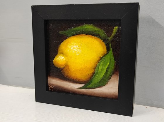 Little lemon still life