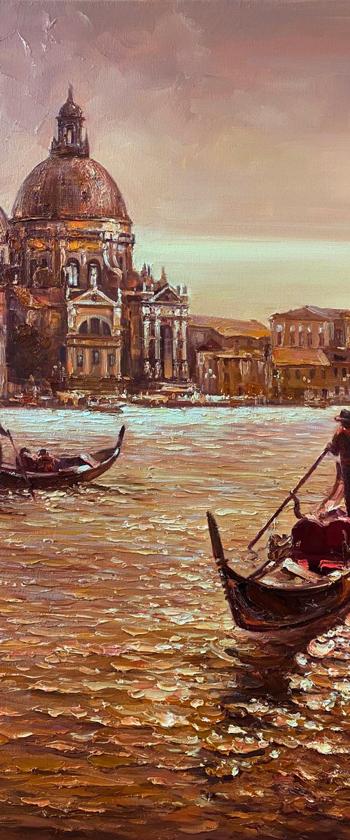 "Venice" 2023, 70x50 cm by Artem Grunyka