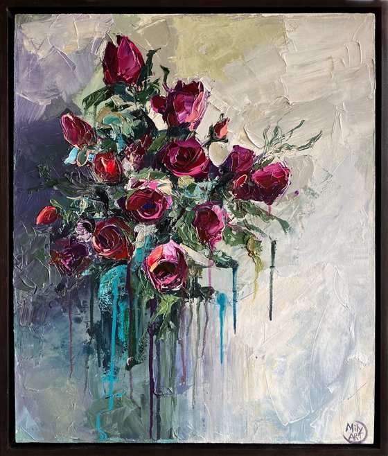 Flowing Roses II – Rose Bouquet