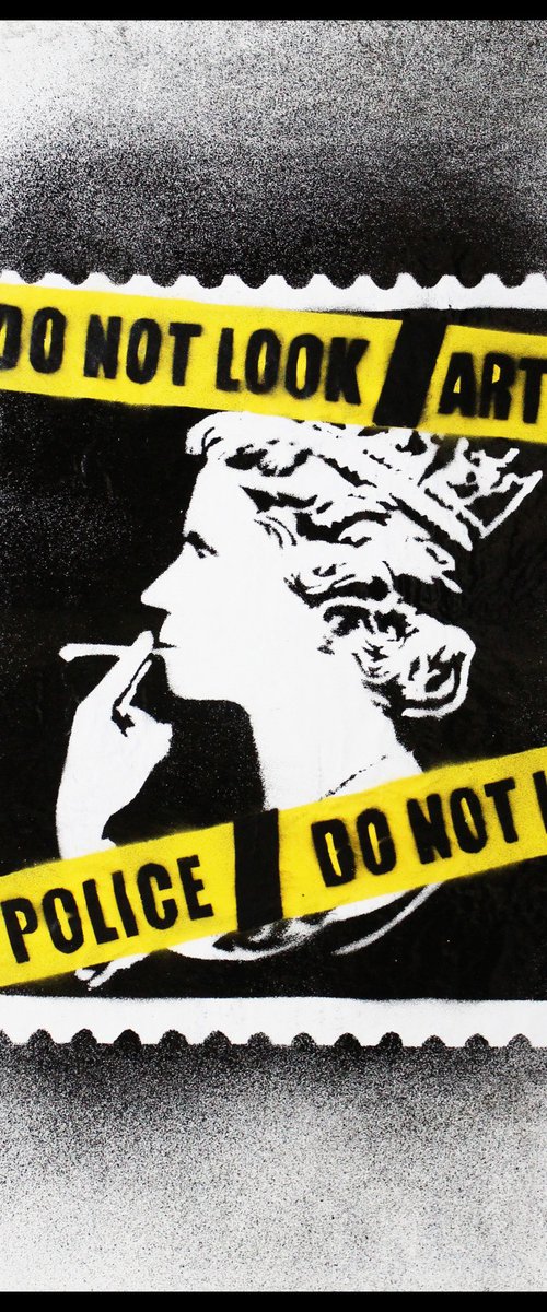 Art police (on plain paper). by Juan Sly