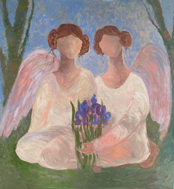 Angel Painting - Secret Garden Story