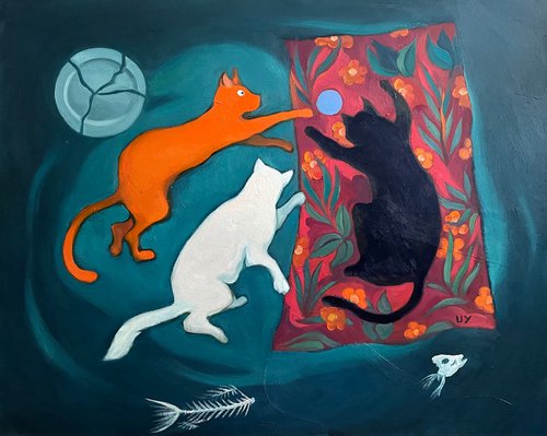 Cat Fight (aka It Is My Ball) by Uy Nguyen