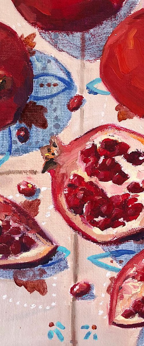 Pomegranates by Anastasia Mazur-Skrobova
