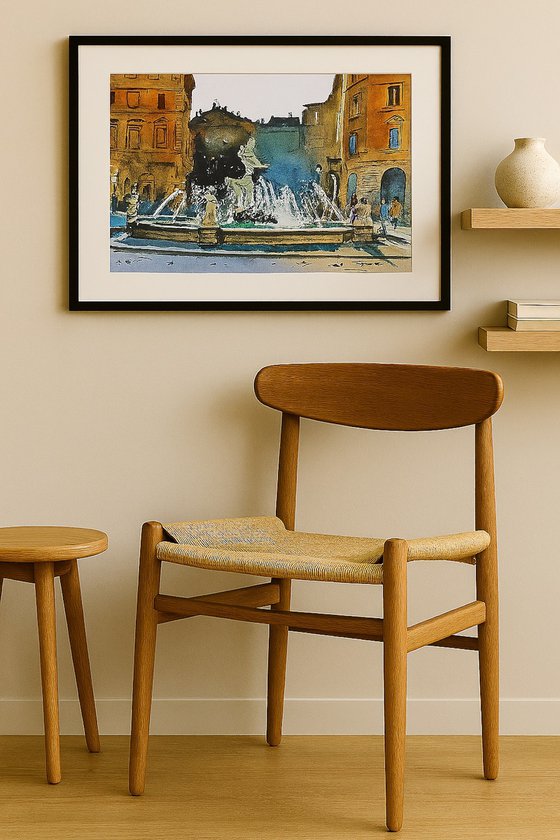 Fountain of the four rivers