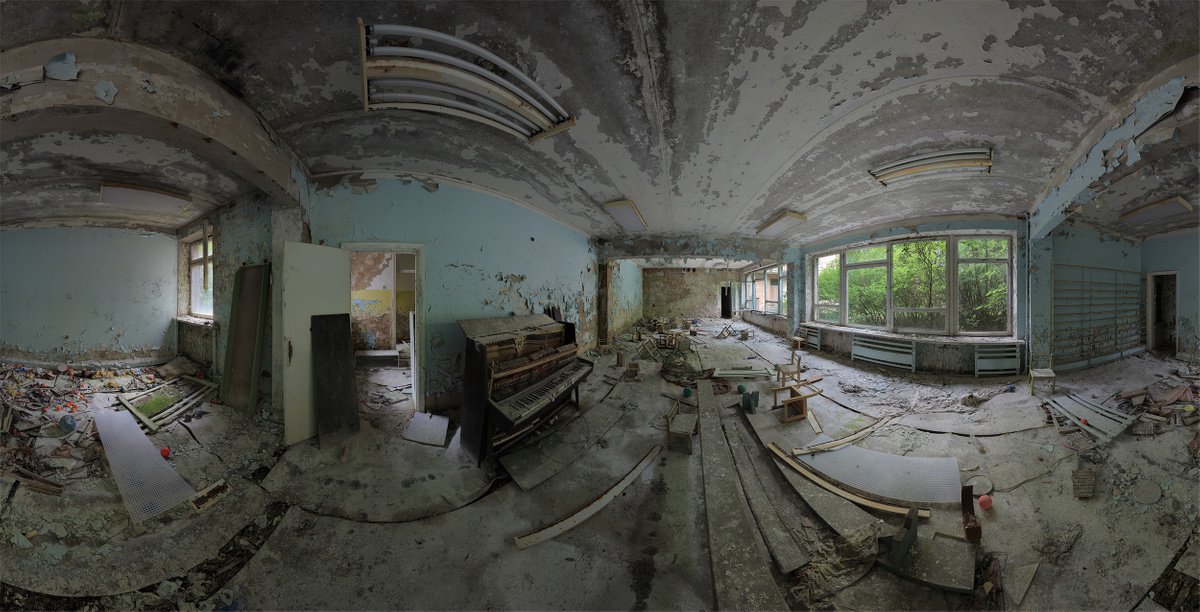 #36. Pripyat kindergarten hall 1 - XL size by Stanislav Vederskyi
