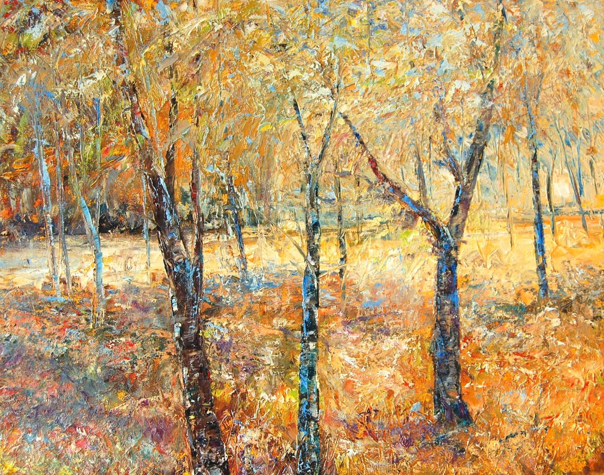 Sunny autumn by Mikhail  Nikitsenka