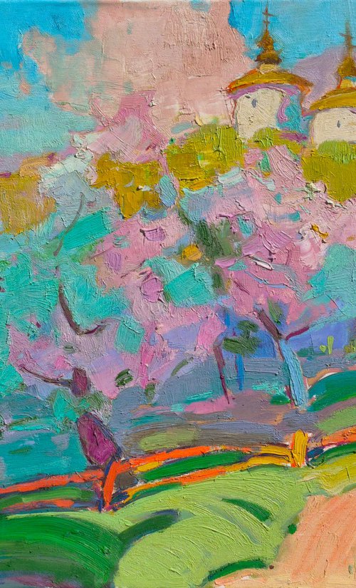Church in Spring by Alexander Shandor