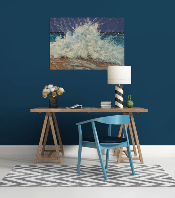 Seascape Painting 70 x 100 cm