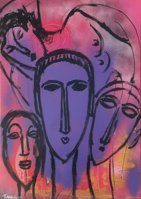 Modigliani heads