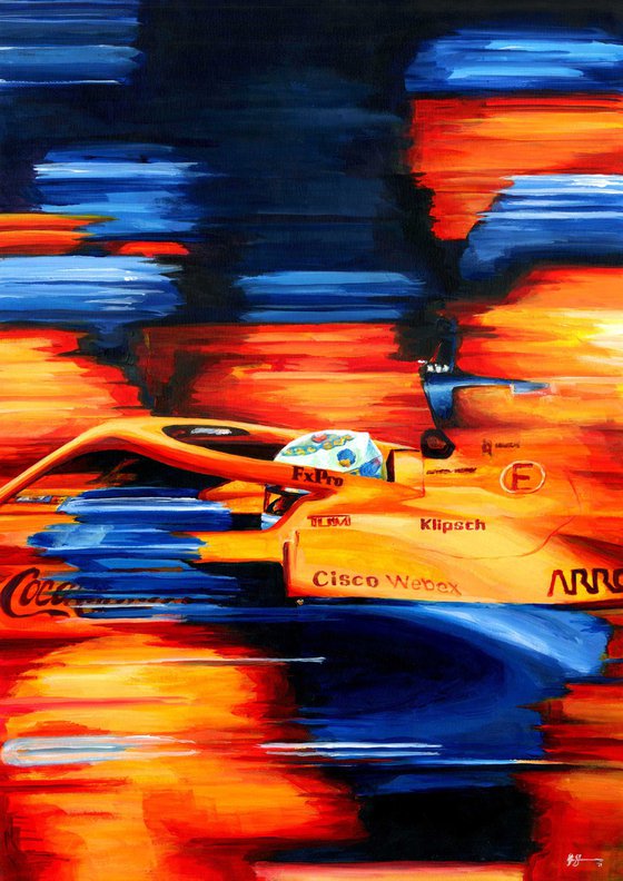 Daniel Ricciardo | McLaren MCL35M by Alex Stutchbury