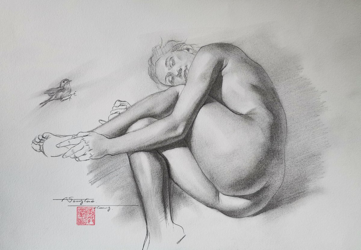 Drawing- Parrot #201013 by Hongtao Huang