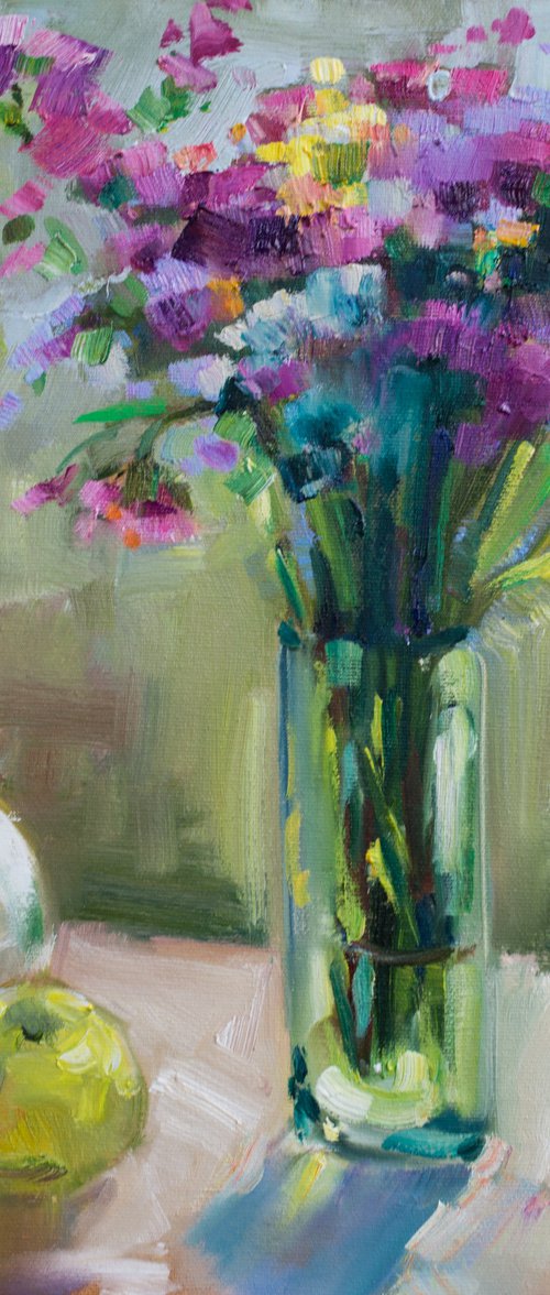 Bright bouquet by Olha Laptieva