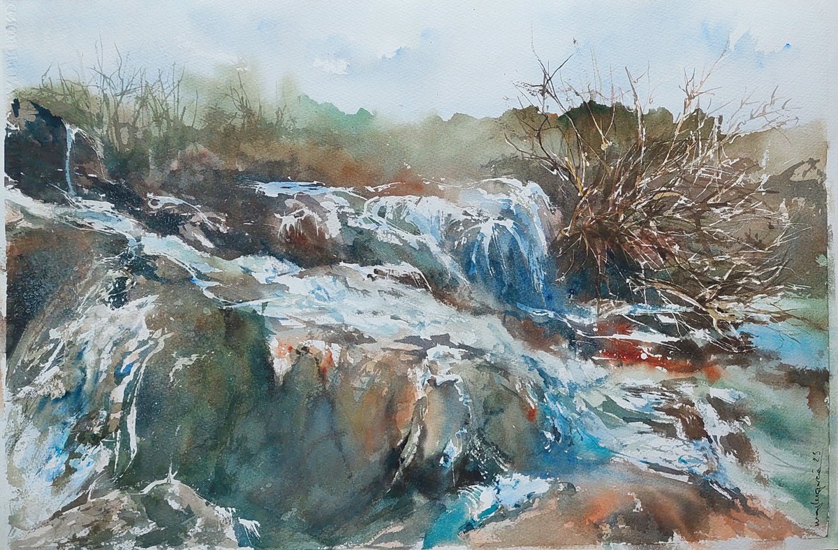 WATERFALLS BETWEEN LAGOONS by Maylu Garci?a