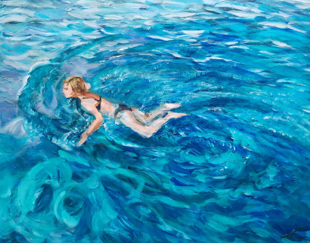 In The Transparent Sea By Elena Sokolova, 20 X 16, Artwork For Sale On Artfinder
