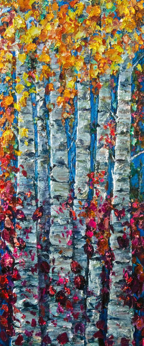 Birch Trees by Lena Owens at OLena Art
