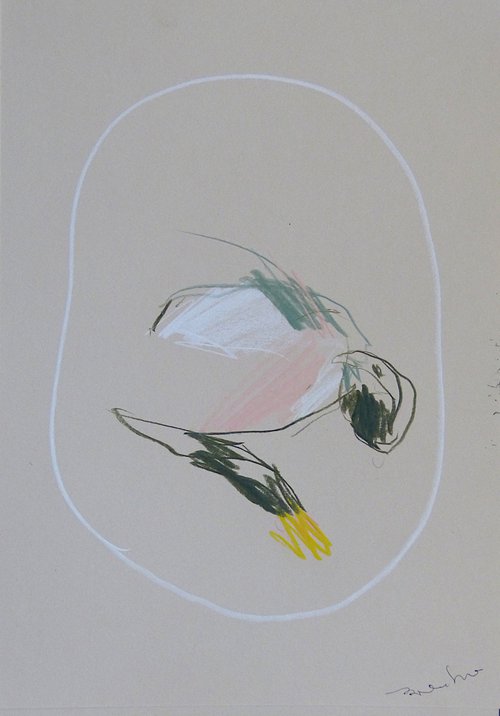 Gestural Research 7 - The Bird, 29x21 cm by Frederic Belaubre