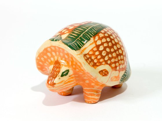 Ceramic sculpture Turtle  8.5 x 6 x 6 cm