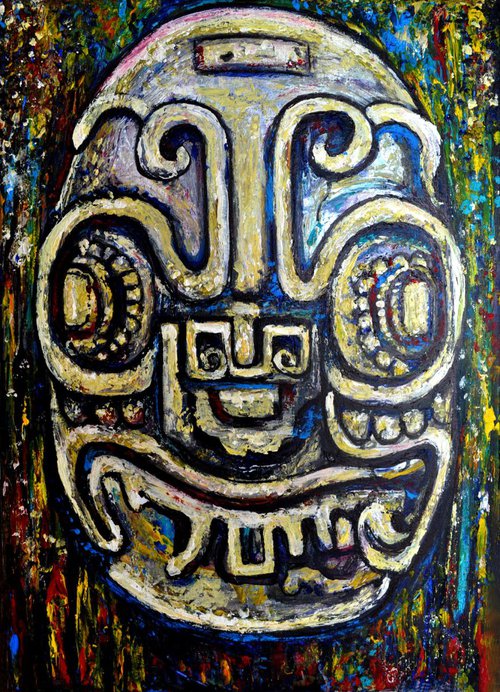 Mayan God by Alex Solodov