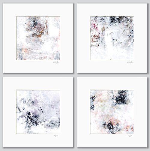 Mystical Moments Collection 6 - 4 Abstract Paintings by Kathy Morton Stanion