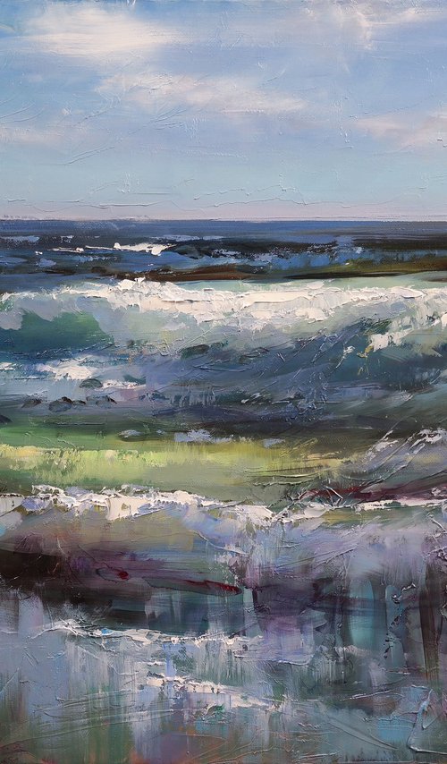 "Turquoise Flash" by Gennady Vylusk