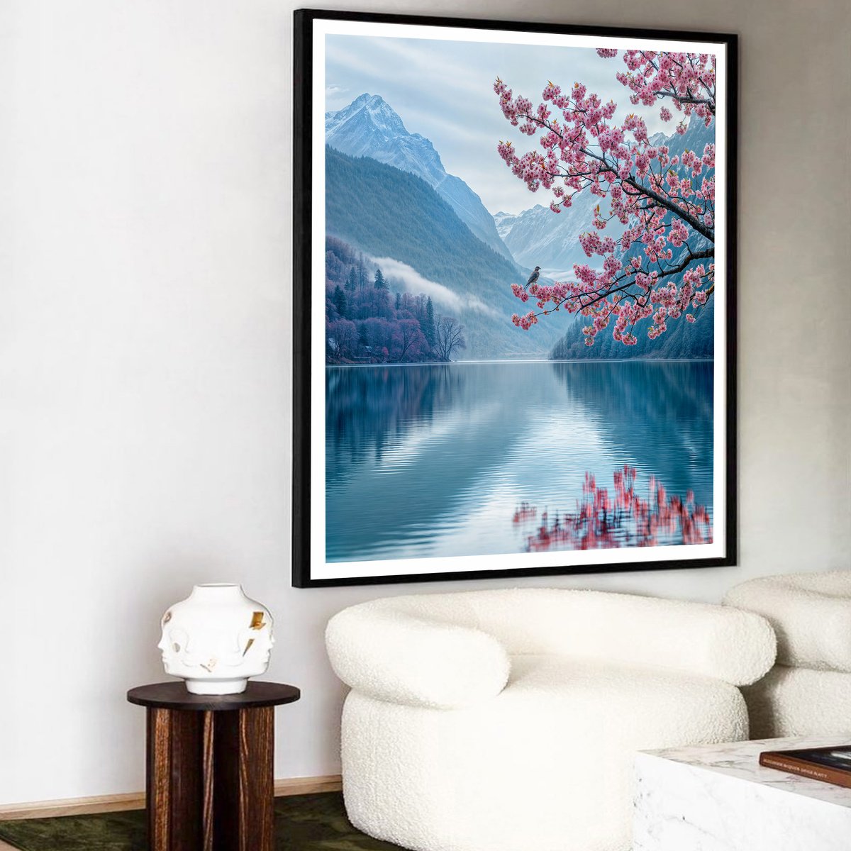 Photorealistic Photograph , Cherry Blossom 10 By Michael Filonow, 32 X 32, Artwork For Sale On Artfinder