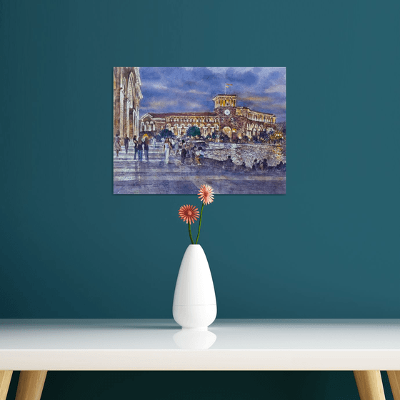 The Square in the Evening