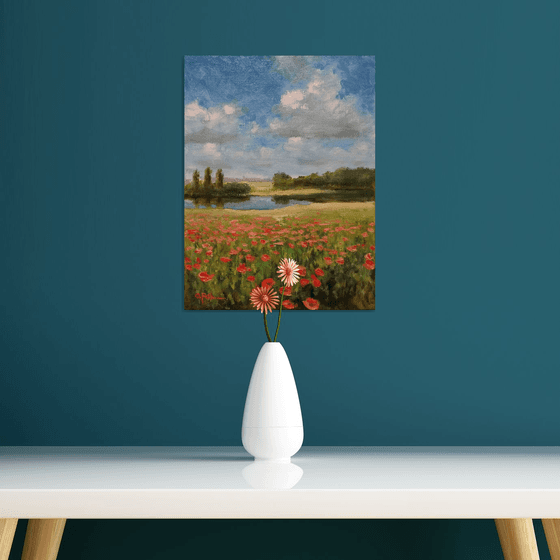 Summer impression. Poppies