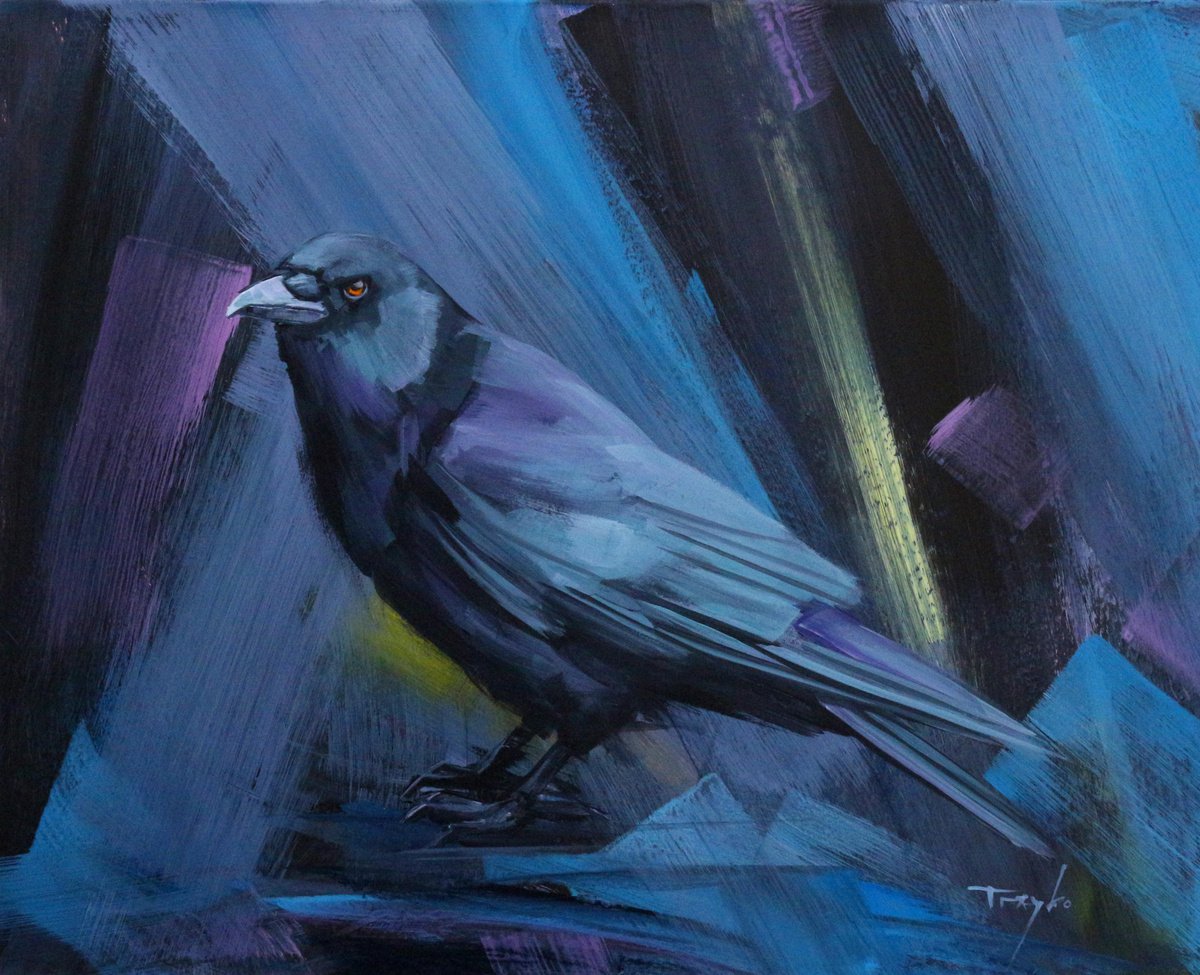 The Raven | Crow | Black Bird by Trayko Popov