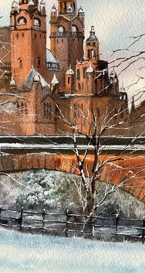 Winters day, Kelvingrove Glasgow by Darren Carey