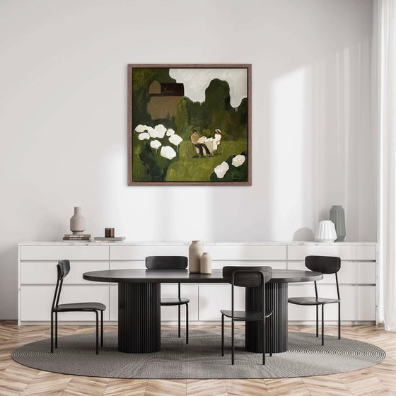 «Time of White Hydrangeas»