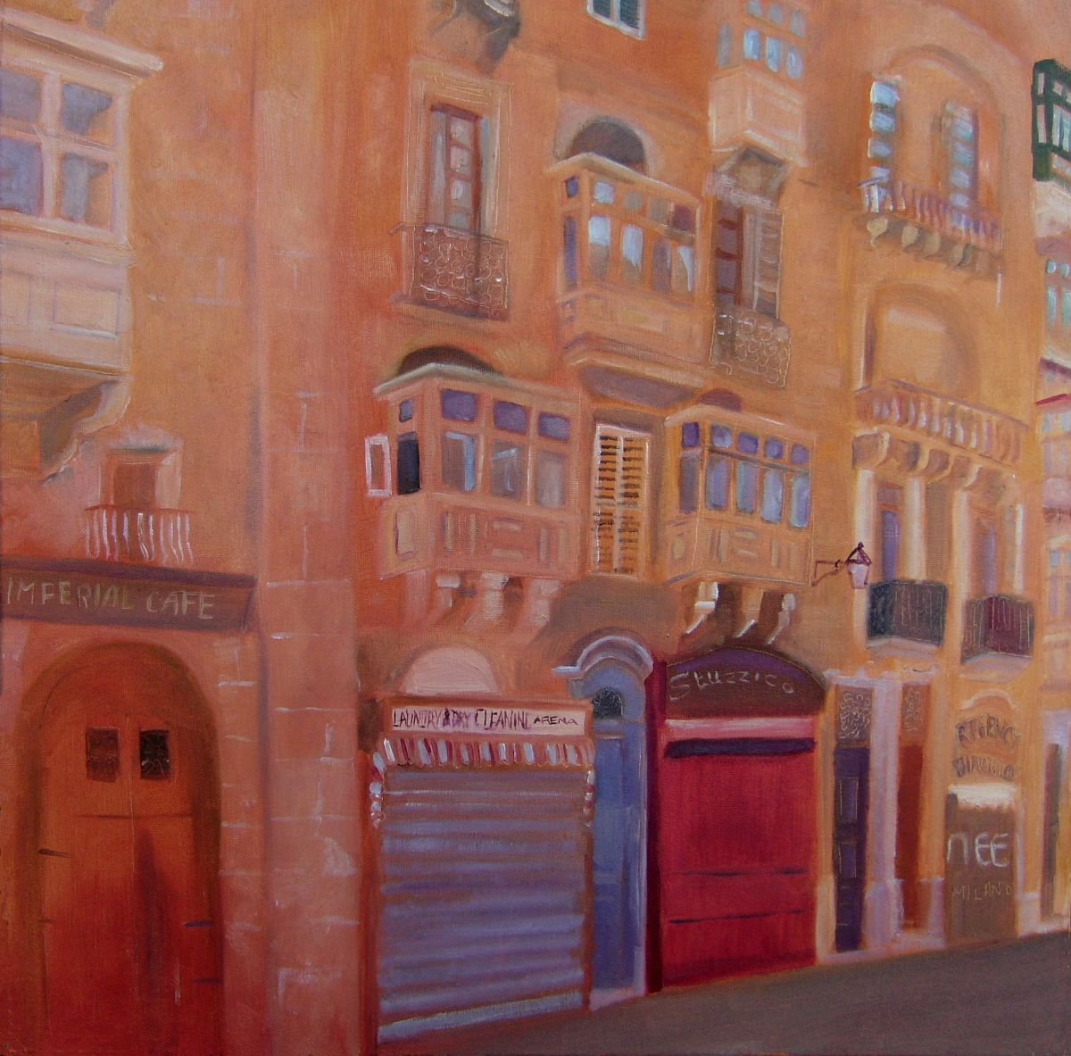 Afternoon in Valletta by Mary Stubberfield