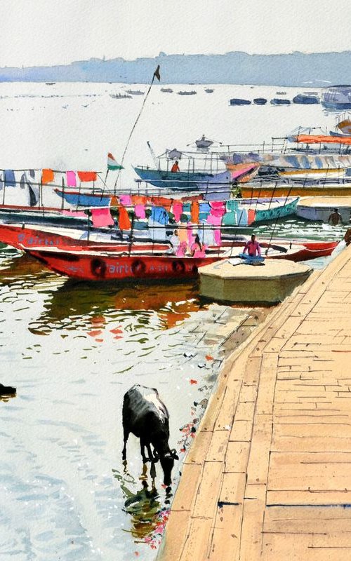 Lazy noon, Varanasi by Ramesh Jhawar