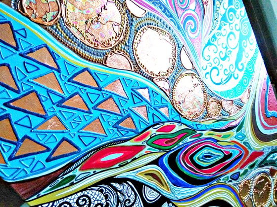 Abstract Journey to the Sea