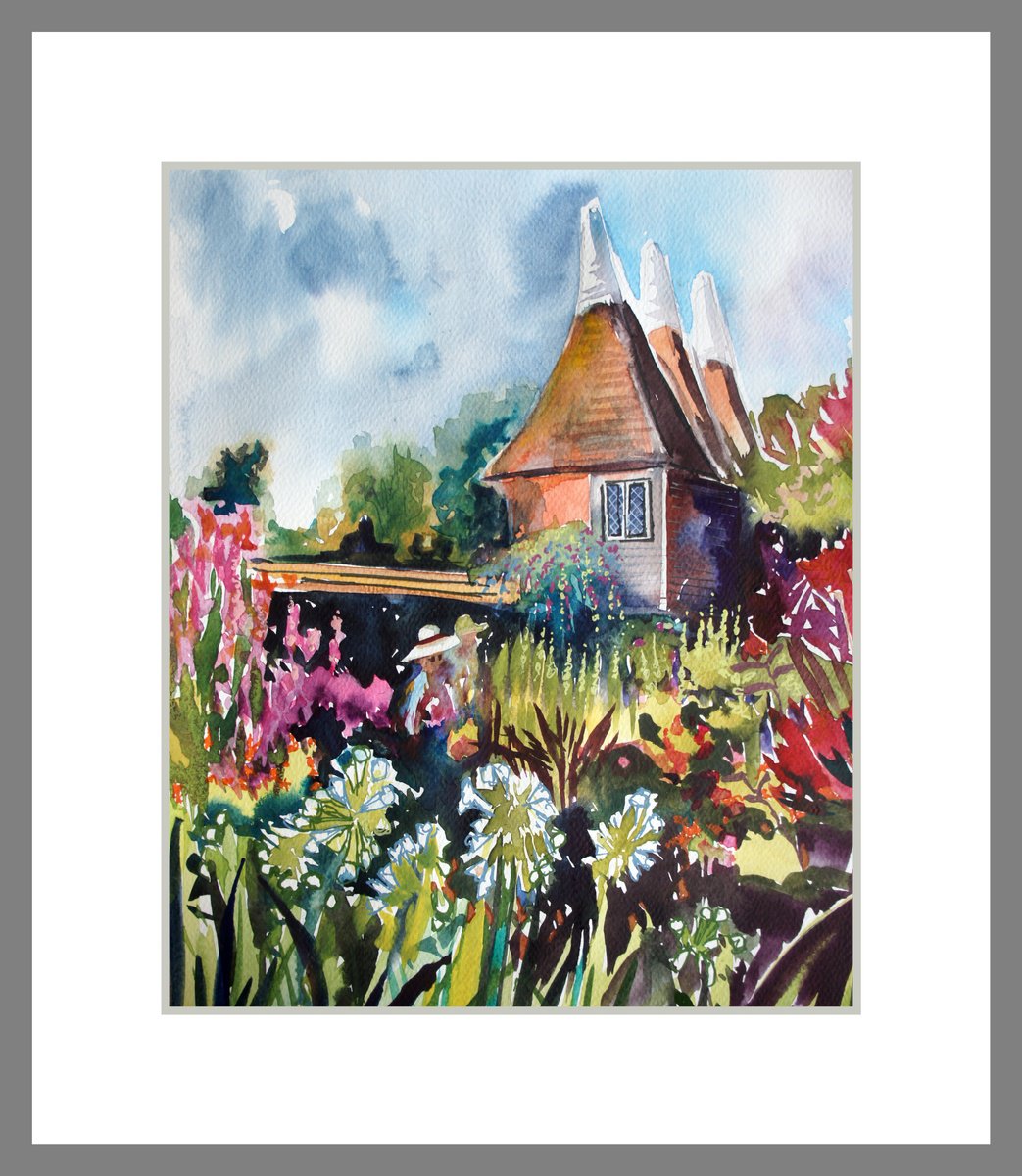 Great Dixter - Oast Houses by Julia  Rigby