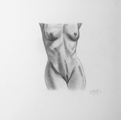 “Nude figure” by Amelia Taylor