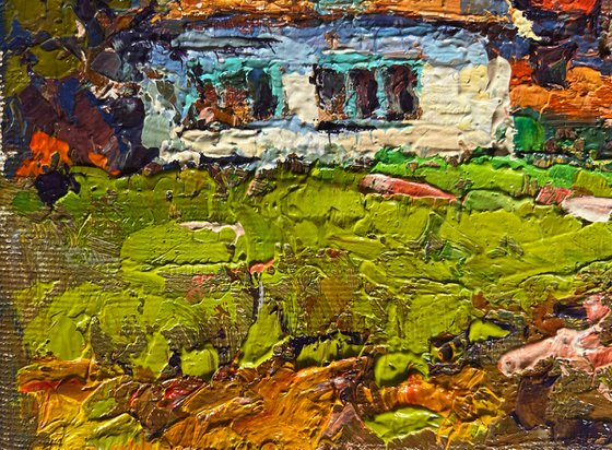 Sunny day in the village