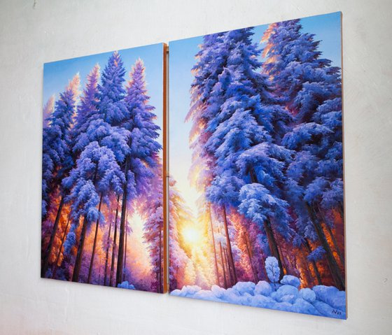 WINTER FOREST DIPTYCH