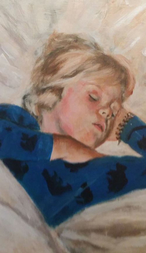 Sleeping boy by Els Driesen