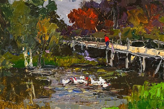 Ducks on the lake