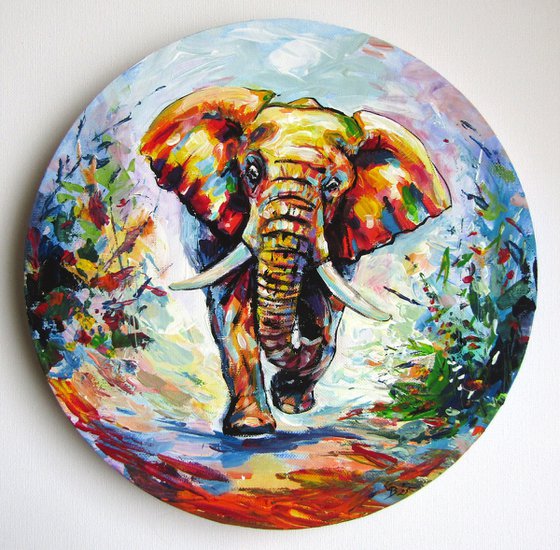 Walking elephant II
