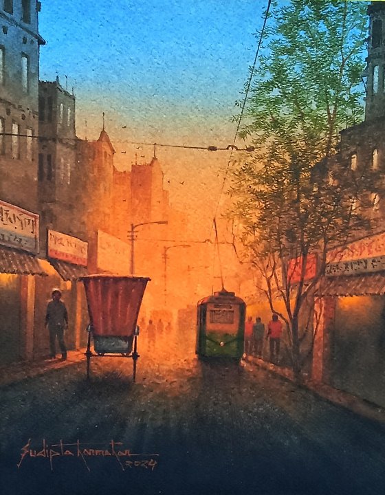 Beautiful light of city