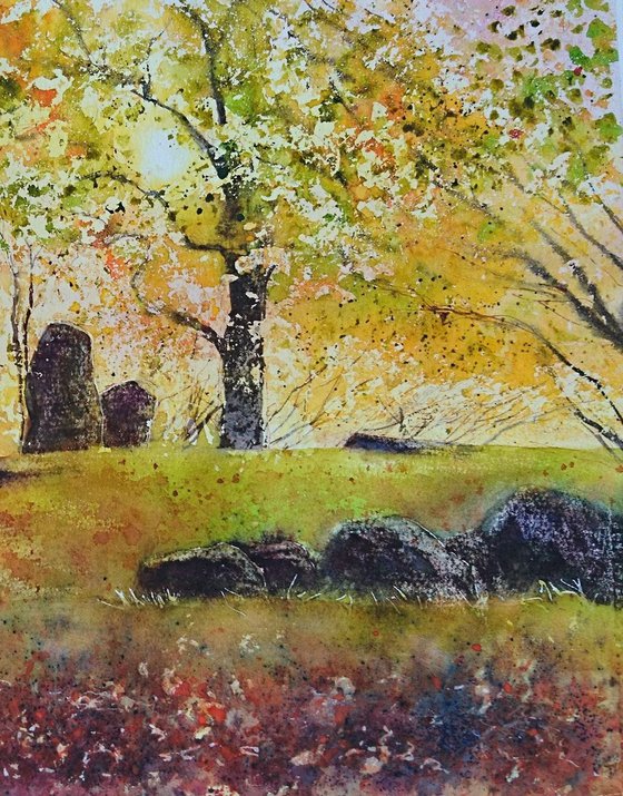 Wayland Smithy, Autumn
