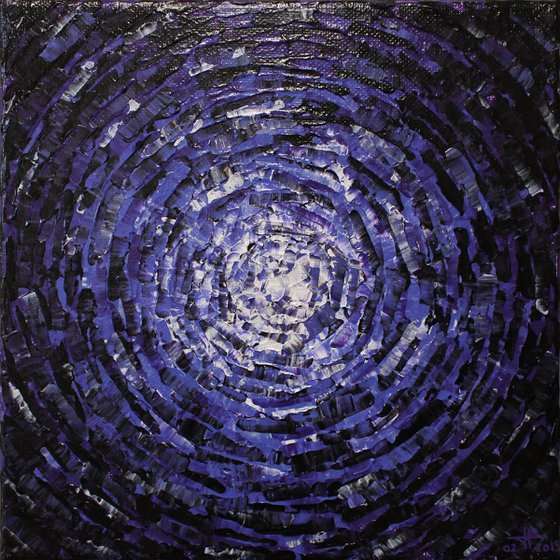 Small shine of purple glow