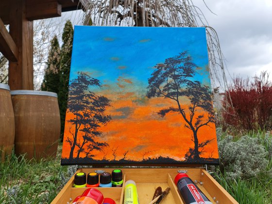 Orange sunset 2
