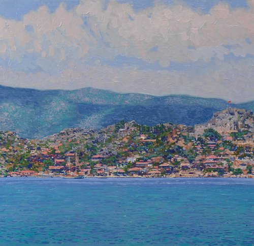 The Simena harbor by Simon Kozhin