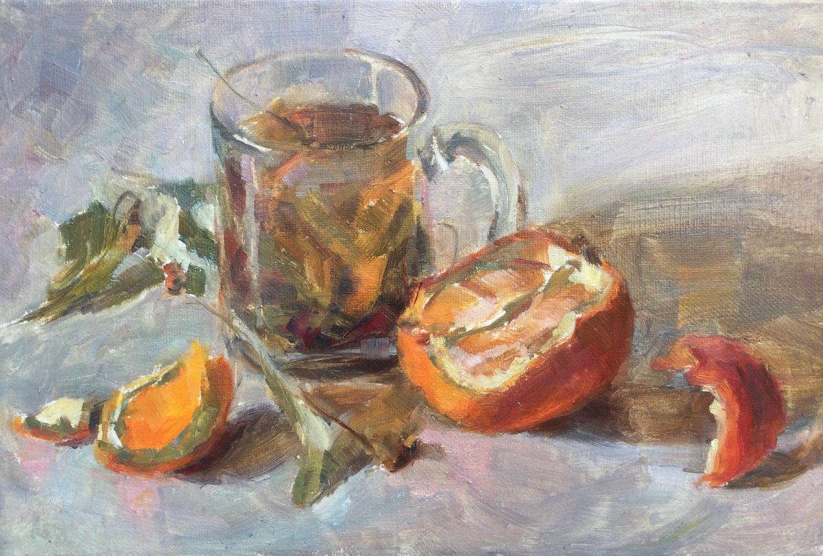 Lime Tea By Liudmyla Chemodanova, 12 X 8, Artwork For Sale On Artfinder