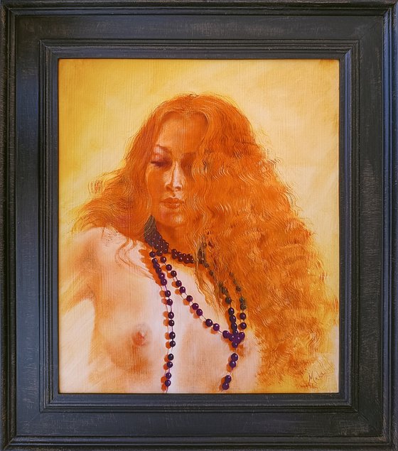 Young Lady with Pearl Necklace