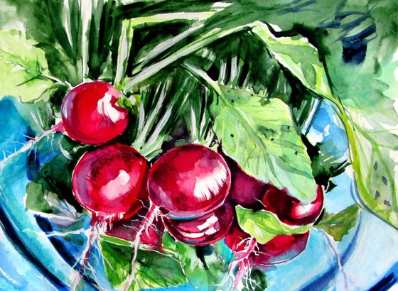 Still life with radish