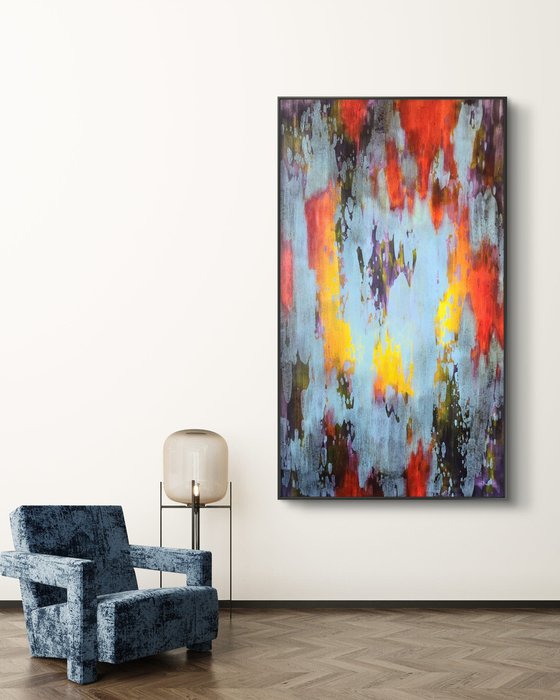 FLARE V - Contemporary Abstract Painting