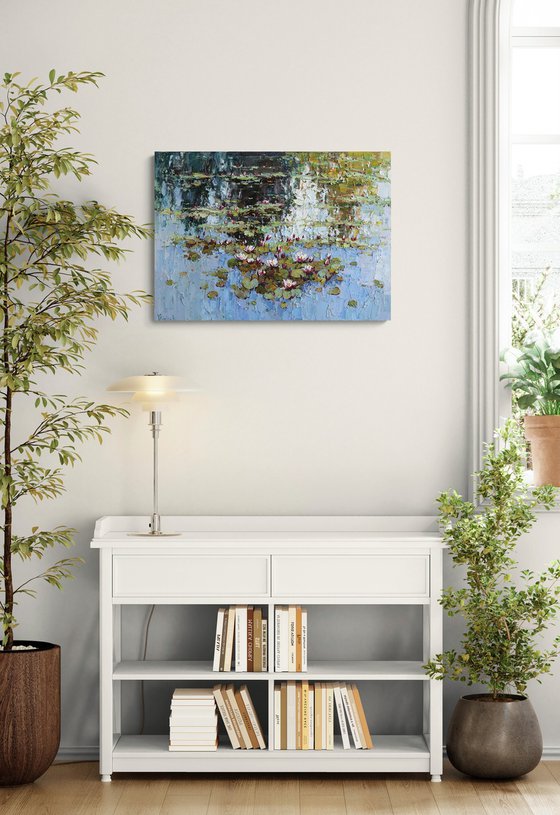 White Water Lilies Pond